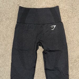 Brand New Marl Black Gymshark Seamless Leggings